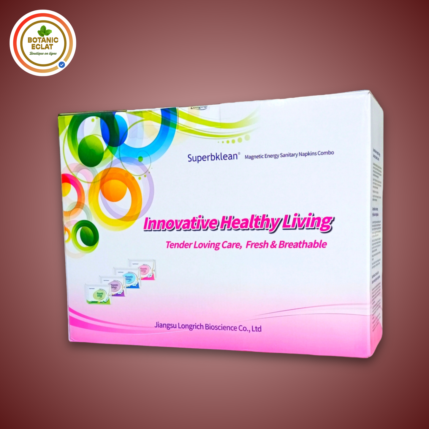 SERVIETTES HYGIÉNIQUES ANIONIQUES LONGRICH