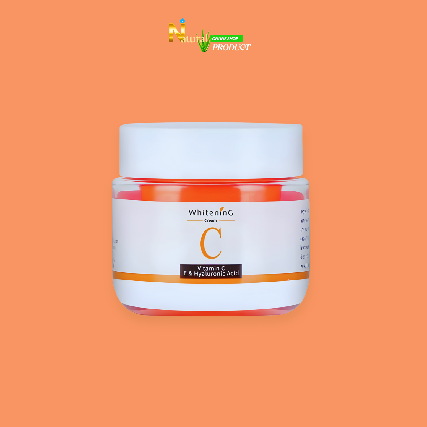 CREME DE VISAGE A BASE DE LA VITAMINE C ET ACIDE HYALURONIQUE