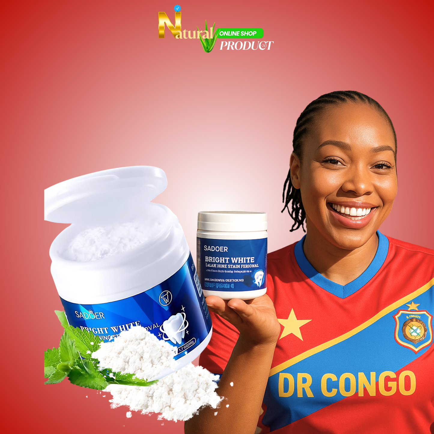 SADOER POUDRE DE BLANCHIMENT DES DENTS MIRACLE