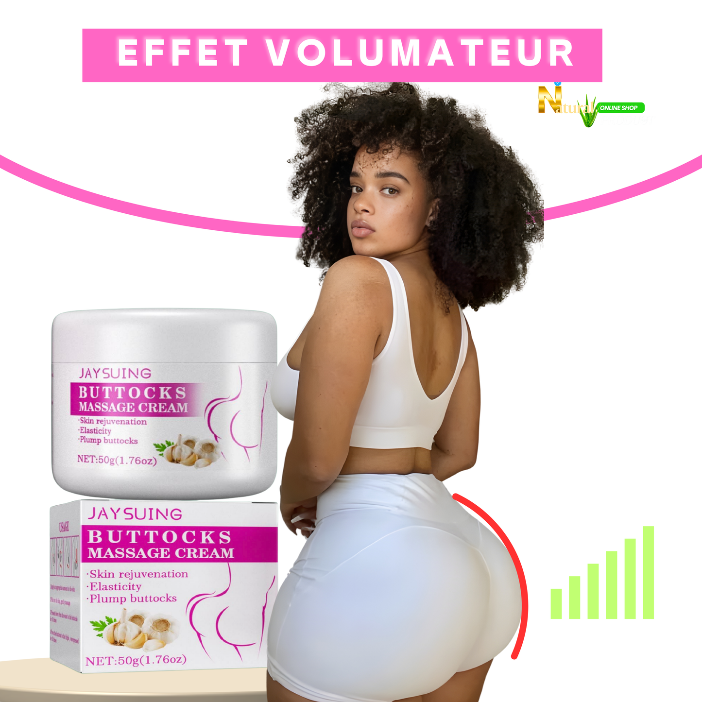 CREME DE MASSAGE POUR LES FESSES