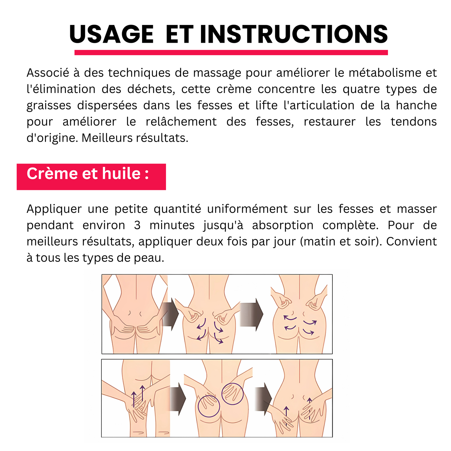 JAYSJUNG CREME POUR L'AGRANDISSEMENT DES FESSES.