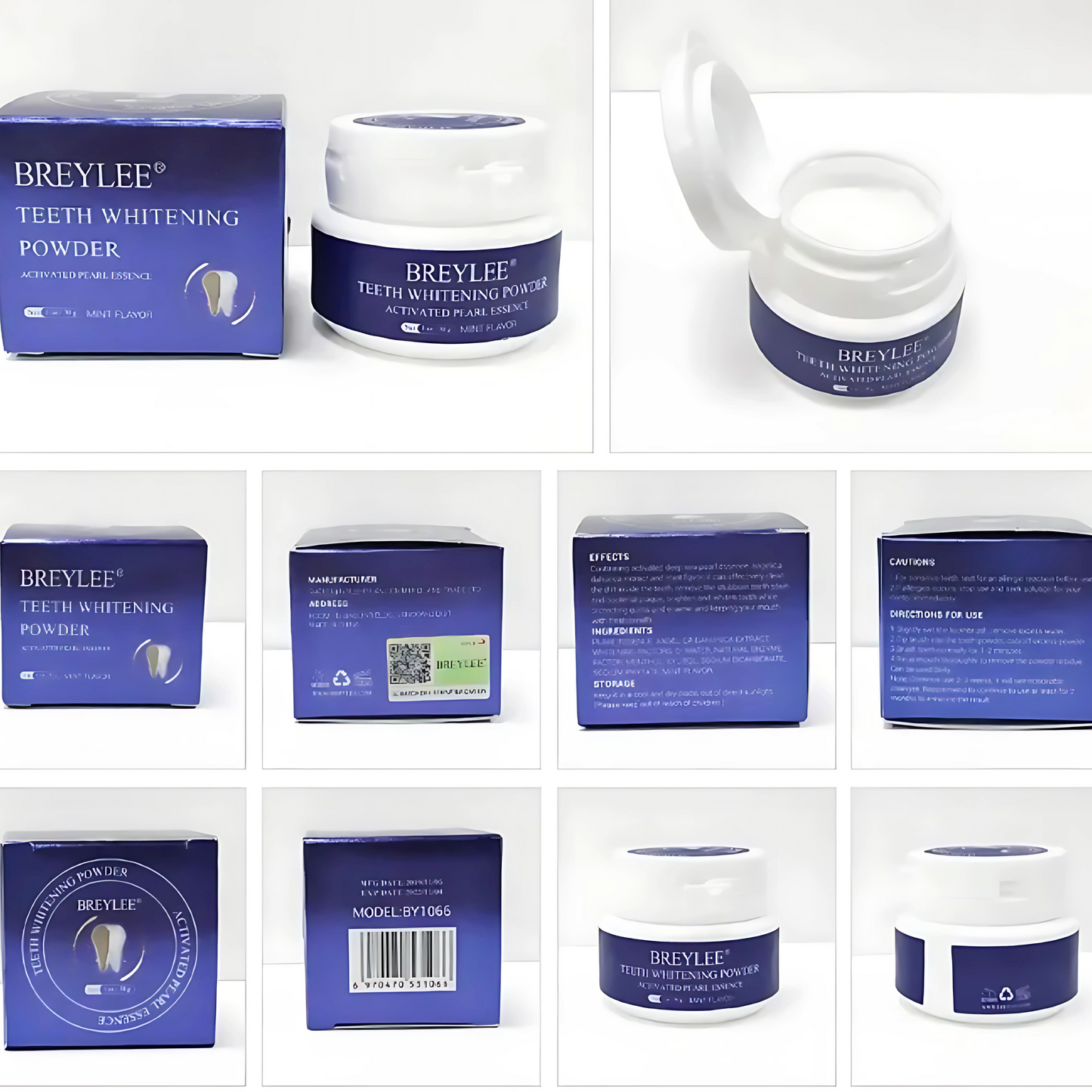 BREYLEE POUDRE DE BLANCHIMENT DES DENTS