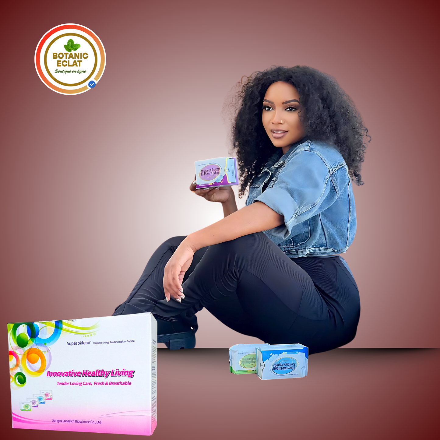 SERVIETTES HYGIÉNIQUES ANIONIQUES LONGRICH