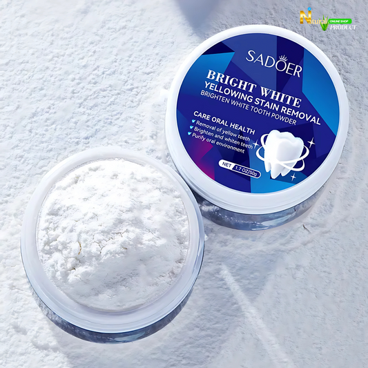 POUDRE BIO DE BLANCHIMENT DES DENTS SADOER